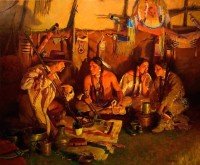 The Trapper's Trade  / R.S. Riddick, CA / 60.00x72.00 / $145000.00/ Sold