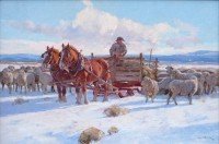 Ranch Flock / Grant Redden, CA / 24.00x36.00 / Price Upon Request/ Sold