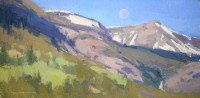 Moonset Over Oh-Be-Joyful / Jill Carver / 8.00x16.00 / $1550.00