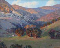 Last Rays Of Sunlight -Santa Ynez Mountains / Andrew Peters / 24.00x30.00 / $11000.00/ Sold