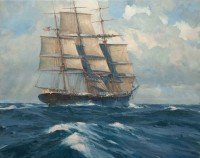 Close Hauled, Ship Henry B. Hyde / Christopher Blossom / 16.00x20.00 / $15000.00