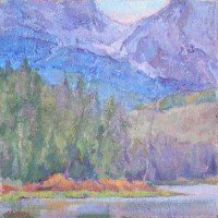 Little Red Fish Lake / Amy Sidrane / 10.00x10.00 / $2000.00/ Sold