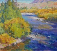 High Country Creek / Jill Carver / 21.00x23.00 / $4825.00/ Sold