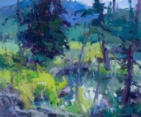 By The Beaver Ponds / Jill Carver / 10.00x12.00 / $1550.00