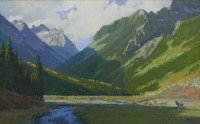 The Gathering / Wayne Wolfe / 30.00x48.00 / $28000.00/ Sold