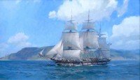 Ship Alert of Boston, Departing San Diego, September 1835 / Christopher Blossom / 18.00x30.00 / $26000.00/ Sold