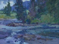Time To Fish / Jill Carver / 11.00x14.00 / $1650.00
