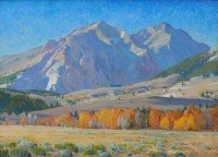 Boulder Mountain Autumn / G. Russell Case / 22.00x30.00 / $8000.00/ Sold