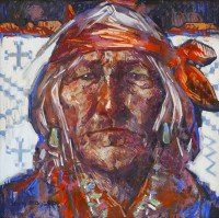 One Hundred Years Old / John Moyers / 24.00x24.00 / $11500.00/ Sold
