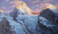 Alpine Dawn / Ralph Oberg / 24.00x40.00 / $15500.00