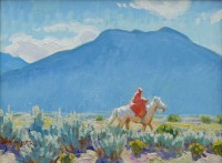 Lone Rider / John Moyers / 12.00x16.00 / $5500.00/ Sold