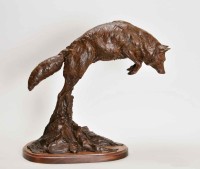 Mousing Coyote / Richard Loffler / 17.00x17.00 / $2900.00/ Sold