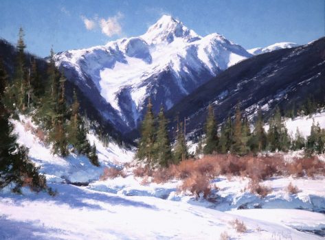 Bear Mountain by Matt Smith 19.5 h. X 24.75 w. $7,200