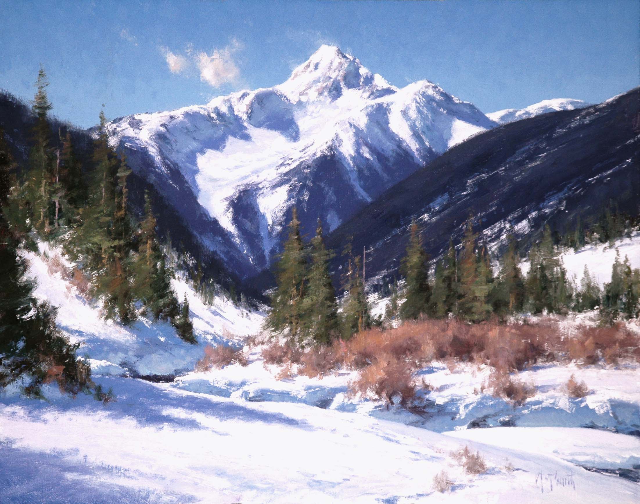 Bear Mountain by Matt Smith 19.5 h. X 24.75 w. $7,200